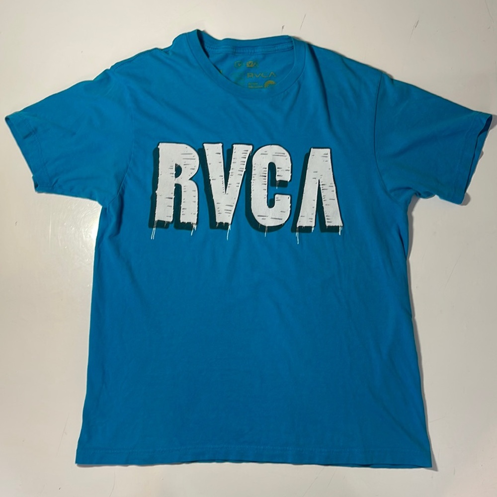 RVCA BLUE T-shirt medium/ small